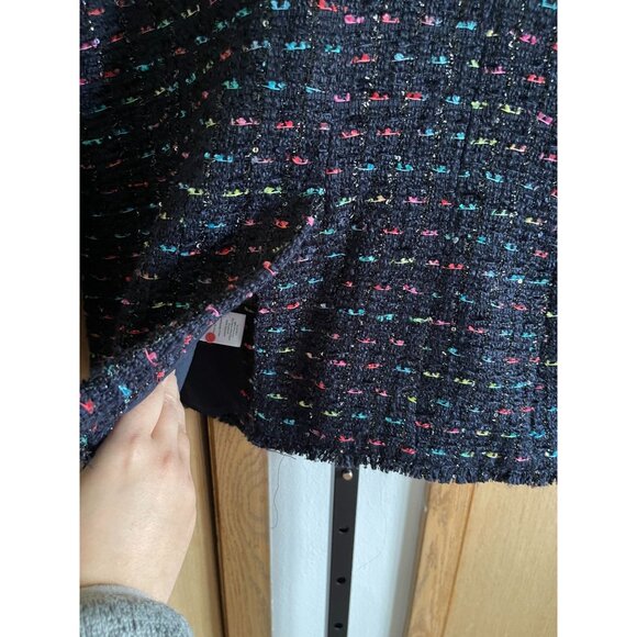 EUC Talbots Womens Multicolor Tweed Jacket With Gold Buttons - Picture 3 of 8